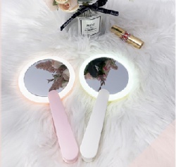 Portable Round fold-up LED mirror CL-295